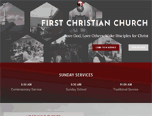 Tablet Screenshot of firstchristianwinchester.org